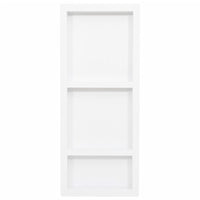 Nicchia da Doccia con 3 Scomparti Bianco Opaco 41x99x9 cm cod 11585