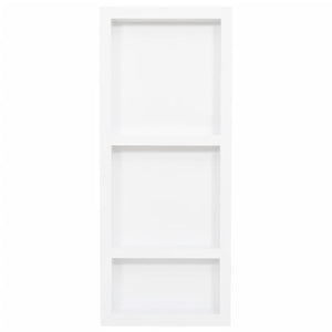 Nicchia da Doccia con 3 Scomparti Bianco Opaco 41x99x9 cm cod 11585