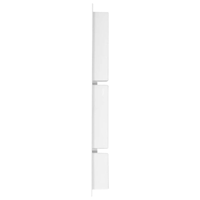 Nicchia da Doccia con 3 Scomparti Bianco Opaco 41x99x9 cm cod 11585