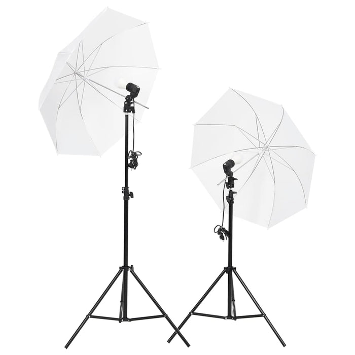 Kit per Studio Fotografico con Set di Luci e Fondale 3094639