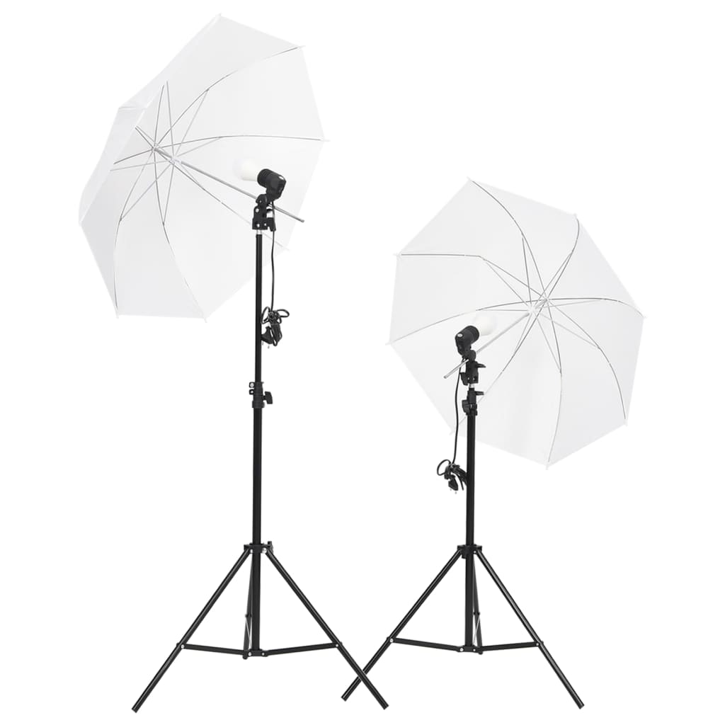 Kit per Studio Fotografico con Set di Luci e Fondale 3094641