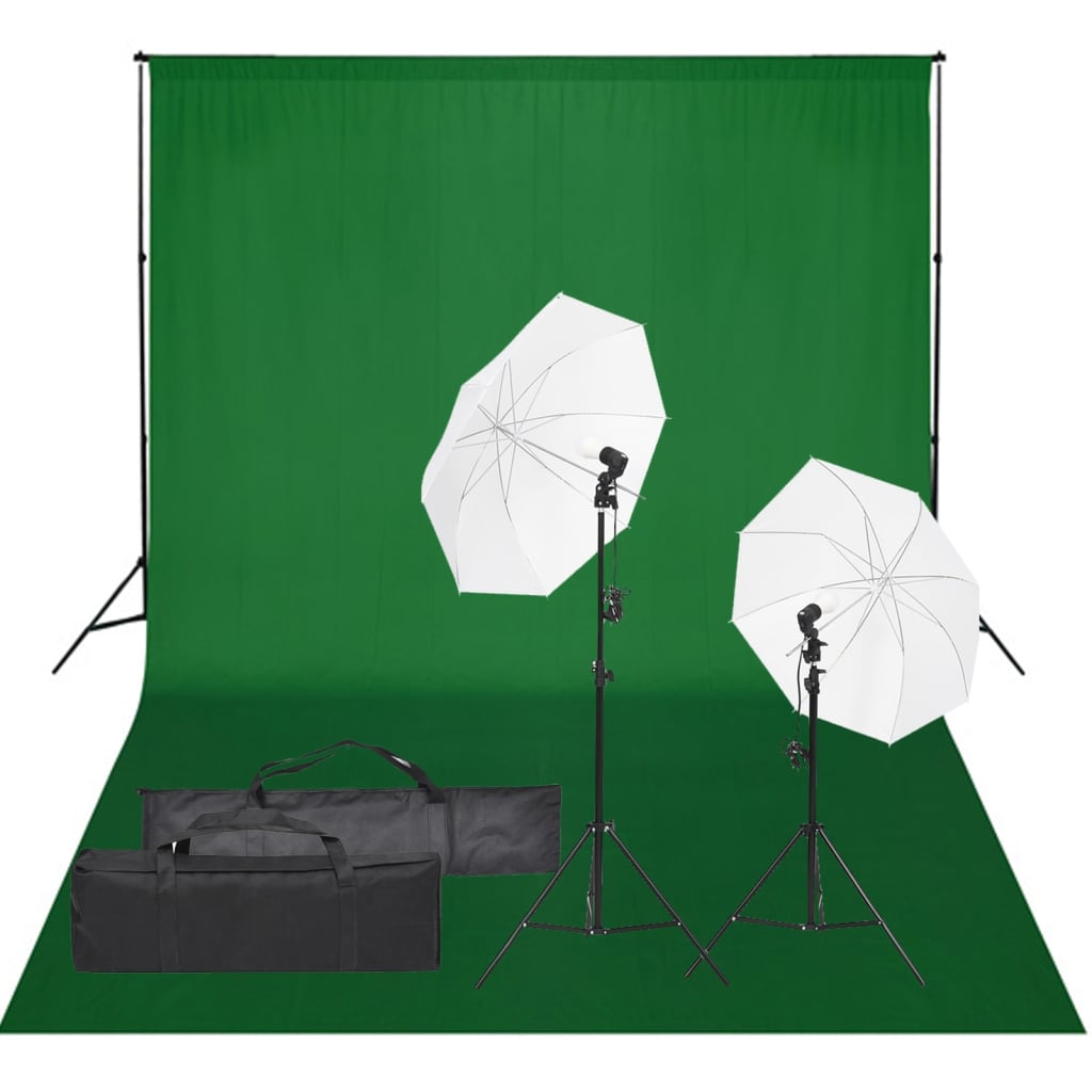 Kit per Studio Fotografico con Set di Luci e Fondalecod mxl 97491