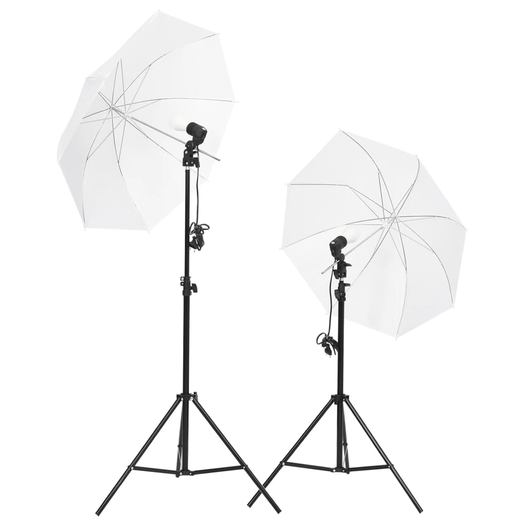 Kit per Studio Fotografico con Set Luci, Fondale e Riflettore 3094663