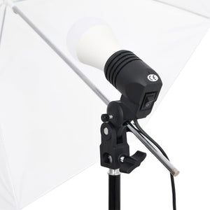 Kit per Studio Fotografico con Set Luci, Fondale e Riflettore 3094664