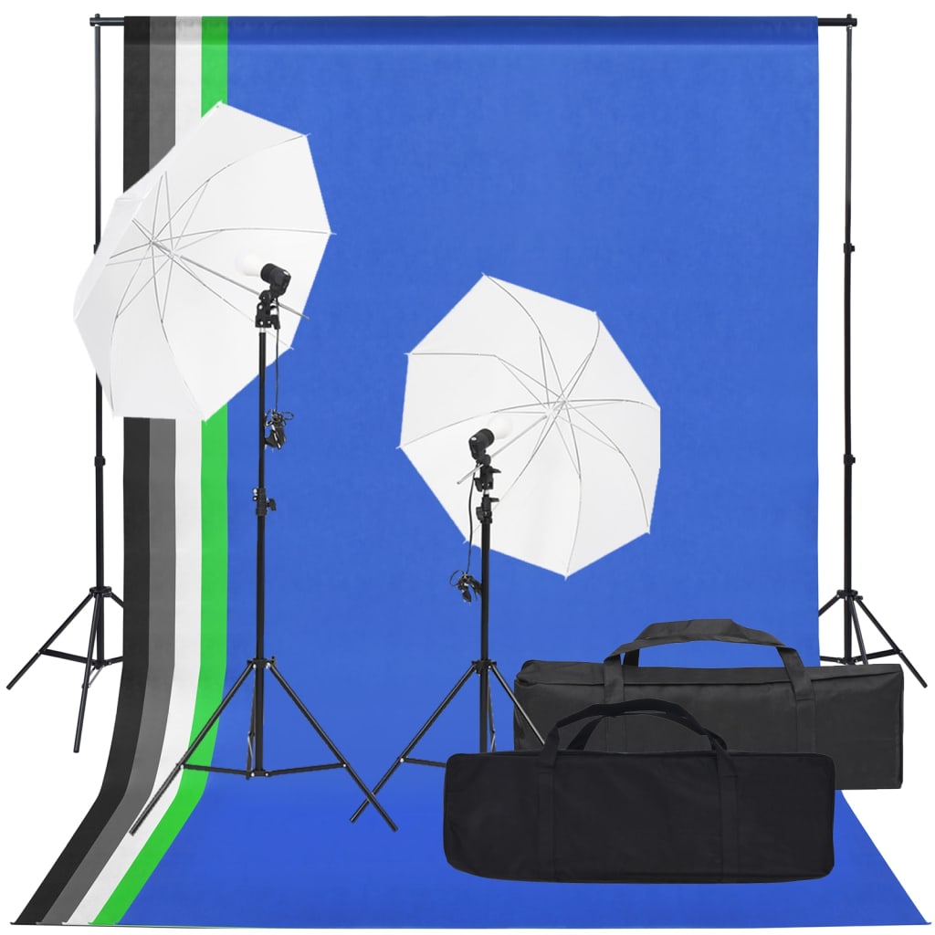 Kit per Studio Fotografico con Set di Luci e Fondalecod mxl 73502