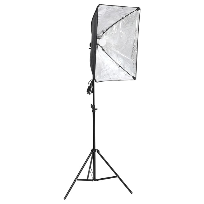 Kit per Studio Fotografico con Softbox, Fondale e Riflettore 3094670