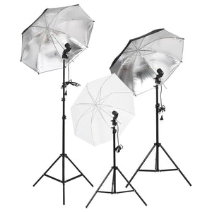 Kit per Studio Fotografico con Set di Luci e Fondale cod mxl 66421