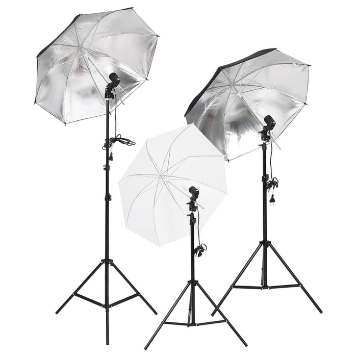 Kit per Studio Fotografico con Set di Luci e Fondale cod mxl 66421