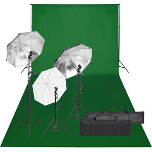 Kit per Studio Fotografico con Set di Luci e Fondale cod mxl 66416