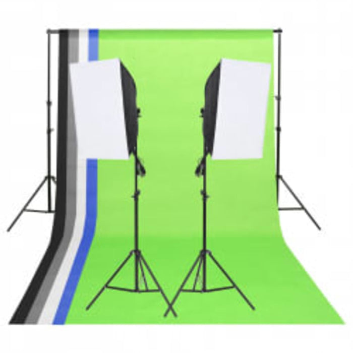 Kit per Studio Fotografico con Set Luci, Fondale e Riflettore cod mxl 78545