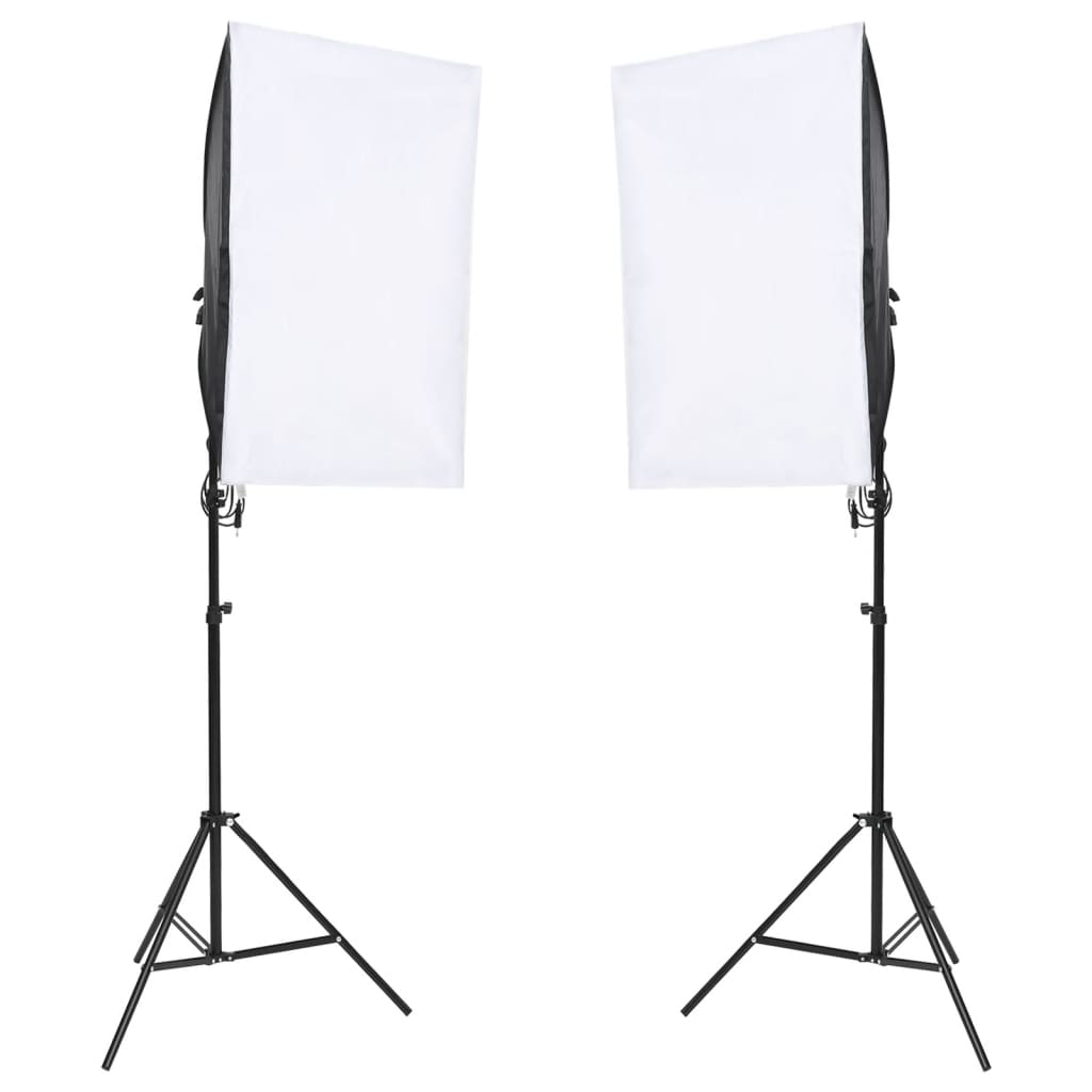 Kit per Studio Fotografico con Set di Luci e Fondale 3094738