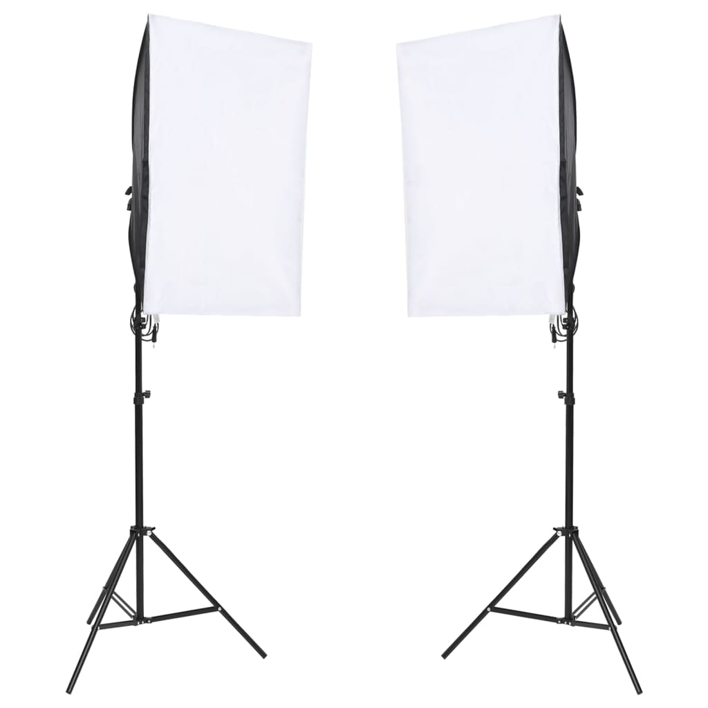 Kit per Studio Fotografico con Set di Luci e Fondale 3094742