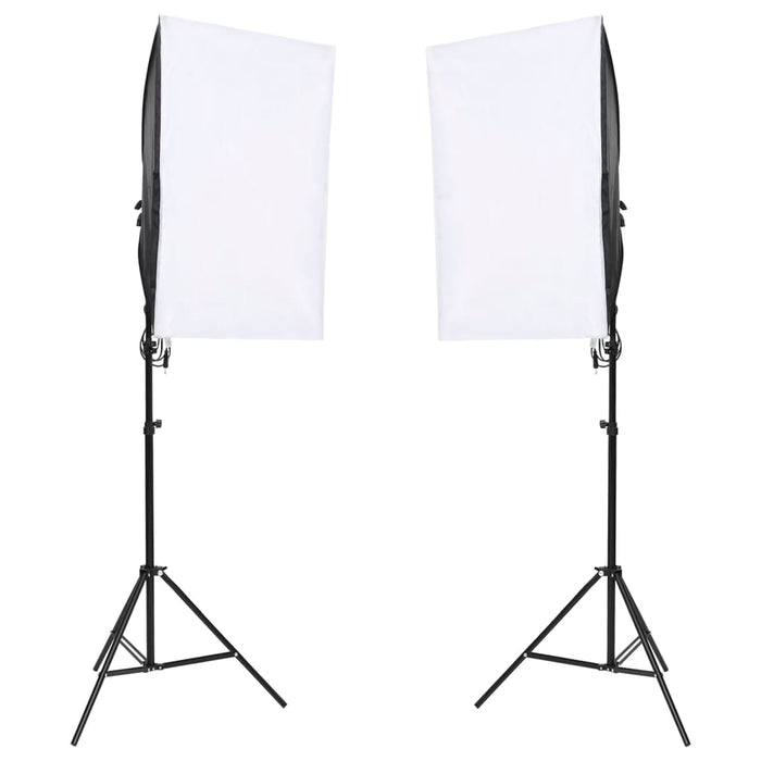 Kit per Studio Fotografico con Set di Luci e Fondale 3094742