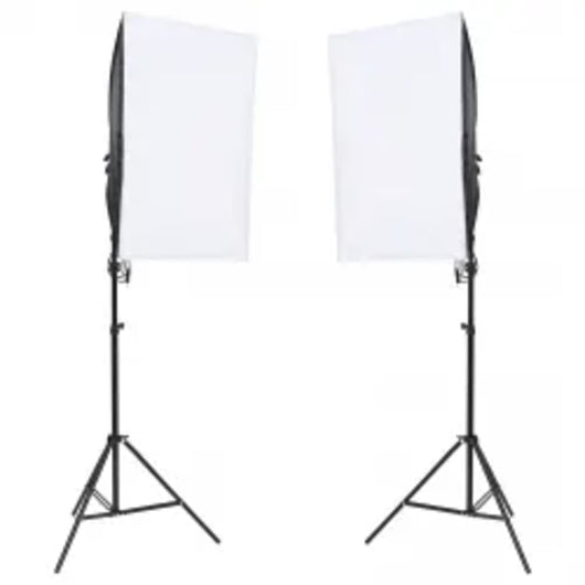 Kit per Studio Fotografico con Set Luci, Fondale e Riflettore 3094756