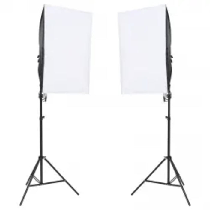 Kit per Studio Fotografico con Set di Luci e Fondale 3094765