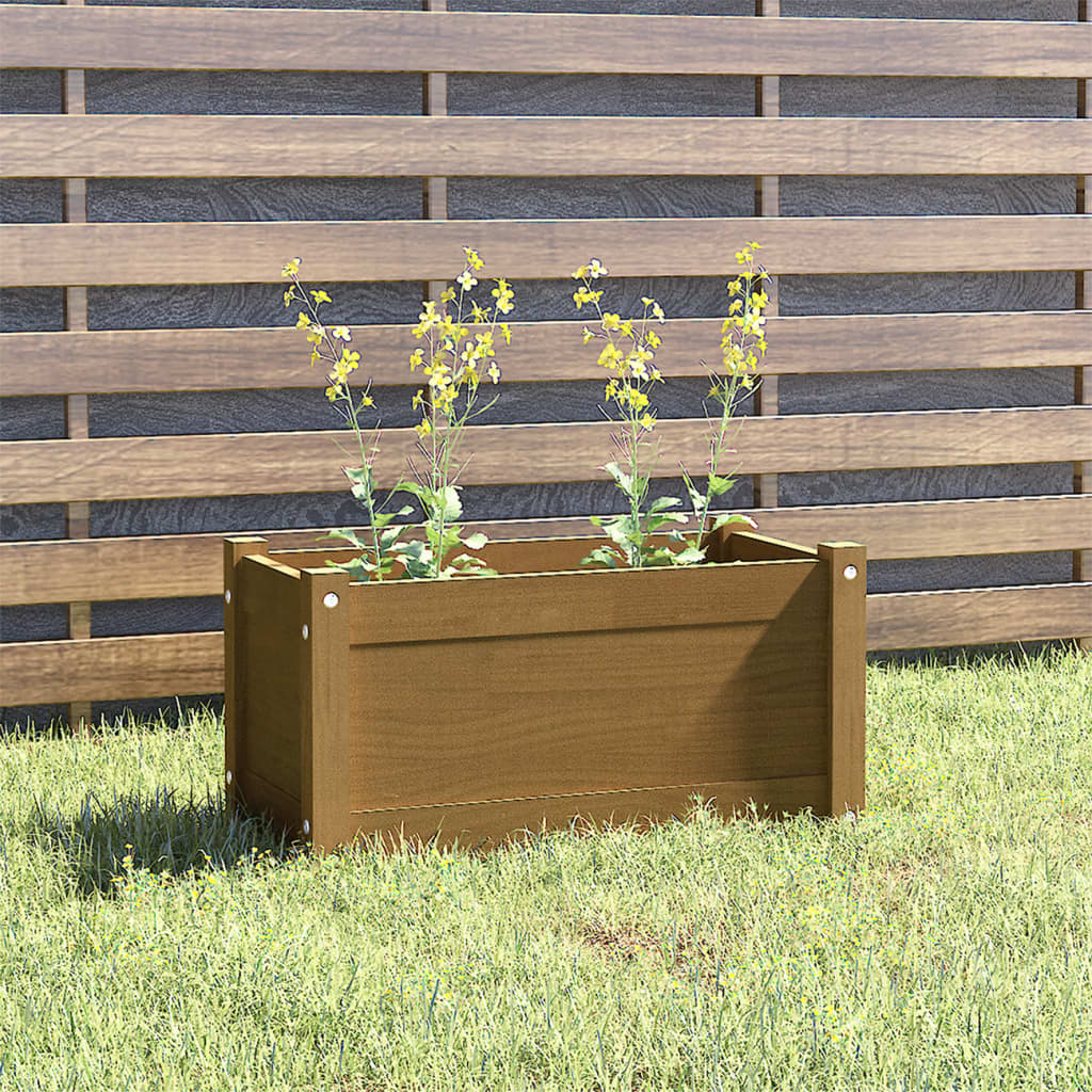 Fioriera da Giardino Ambra 60x31x31 cm in Massello di Pino 810710