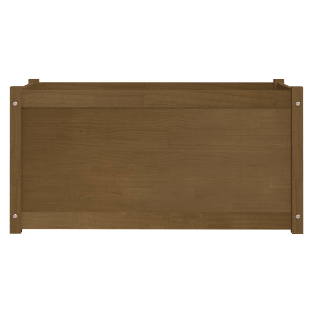 Fioriere 2 pz Ambra 100x50x50 cm in Legno Massello di Pino 810731