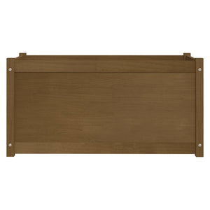 Fioriere 2 pz Ambra 100x50x50 cm in Legno Massello di Pino 810731