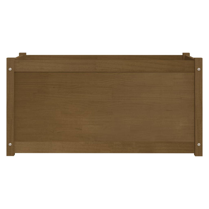 Fioriere 2 pz Ambra 100x50x50 cm in Legno Massello di Pino 810731