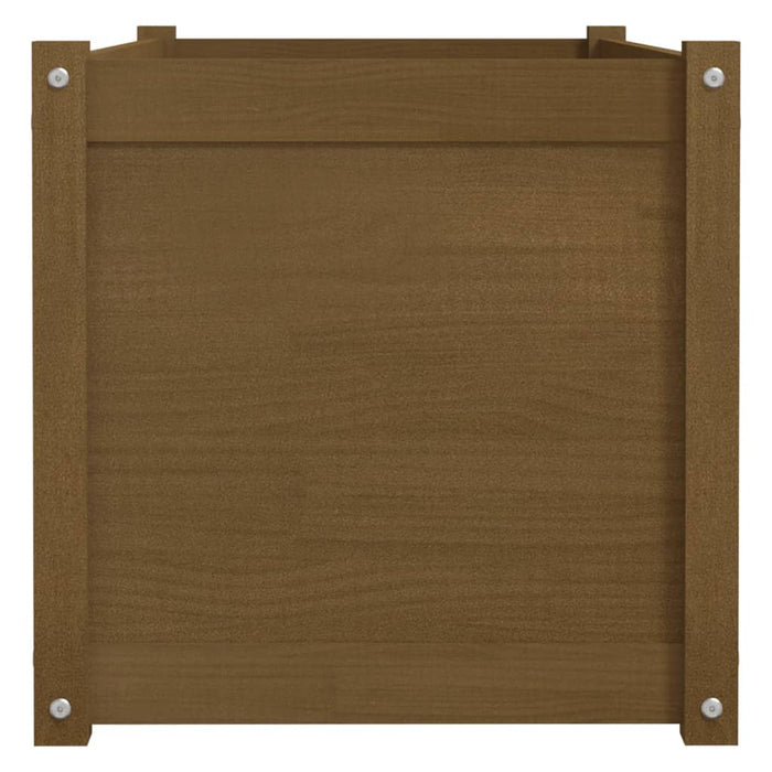 Fioriere 2 pz Ambra 100x50x50 cm in Legno Massello di Pino 810731