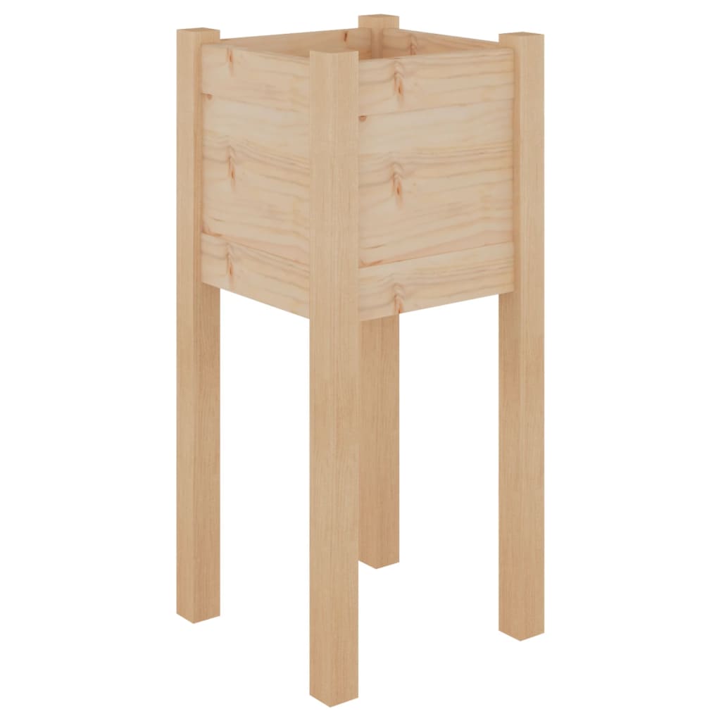 Fioriera da Giardino 31x31x70 cm in Legno Massello di Pino cod mxl 66672