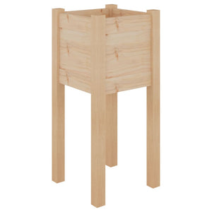 Fioriera da Giardino 31x31x70 cm in Legno Massello di Pino cod mxl 66672