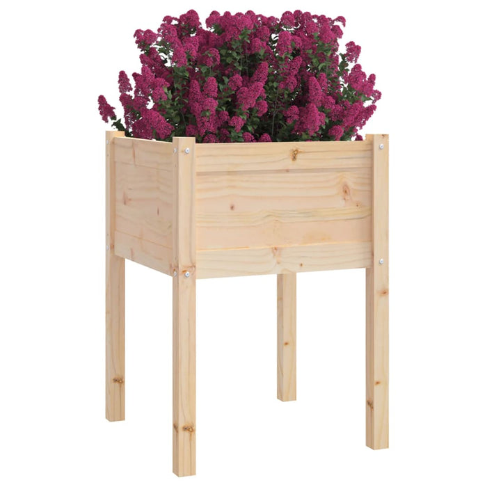 Fioriere da Giardino 2 pz 50x50x70 cm in Legno Massello di Pino