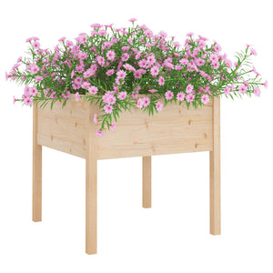 Fioriera da Giardino 70x70x70 cm in Legno Massello di Pino cod mxl 66954