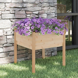 Fioriera da Giardino 70x70x70 cm in Legno Massello di Pino cod mxl 66954