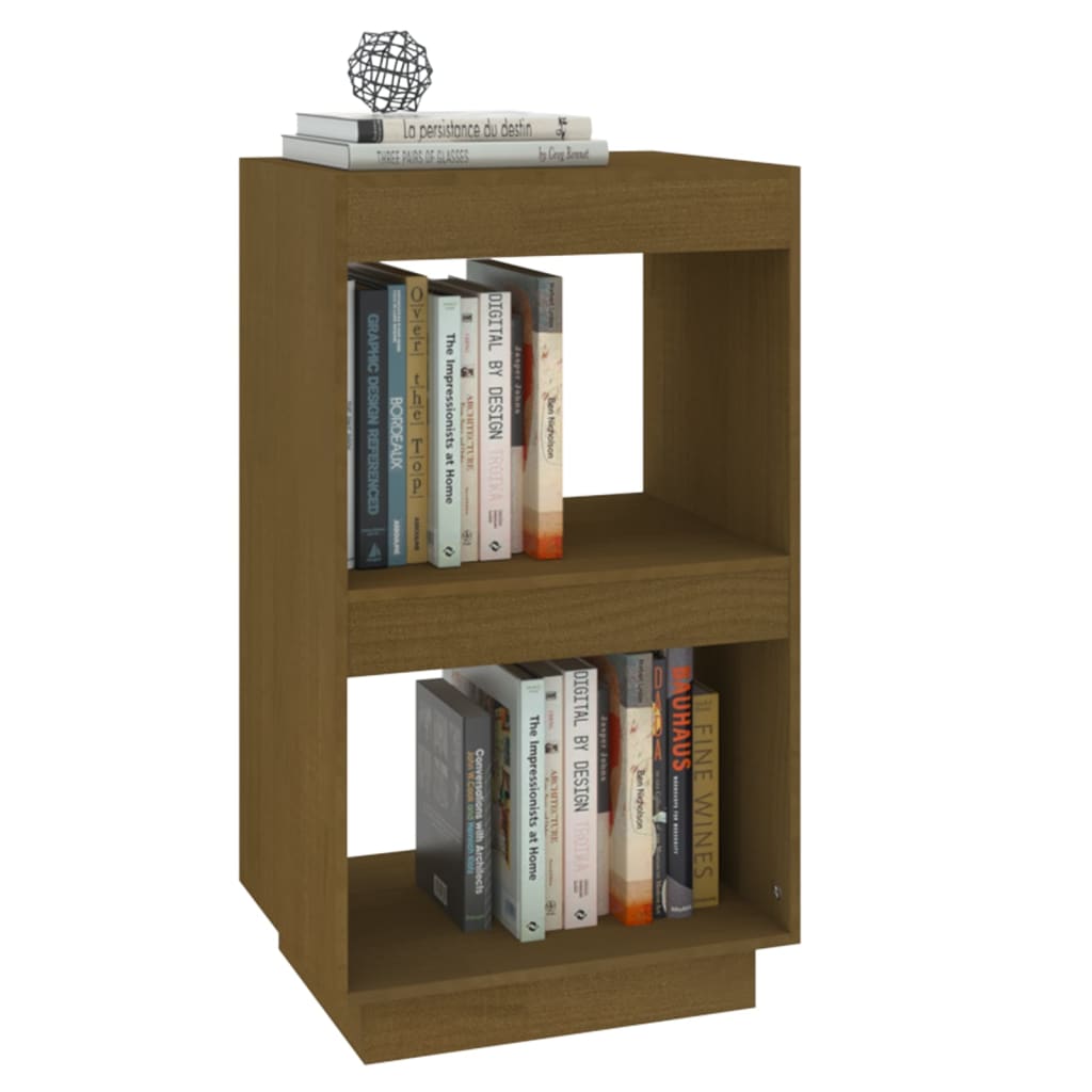 Libreria Marrone Miele 40x35x71 cm in Legno Massello di Pino cod mxl 19082