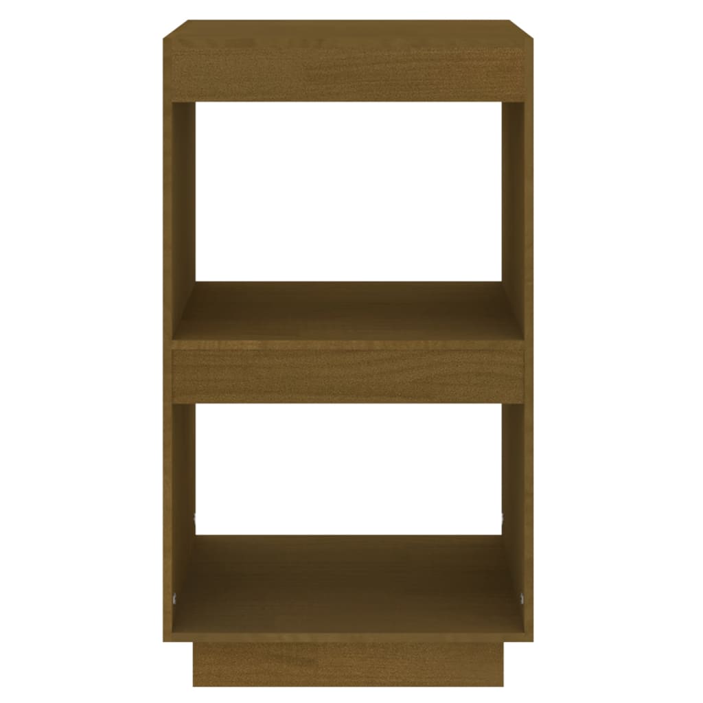 Libreria Marrone Miele 40x35x71 cm in Legno Massello di Pino cod mxl 19082