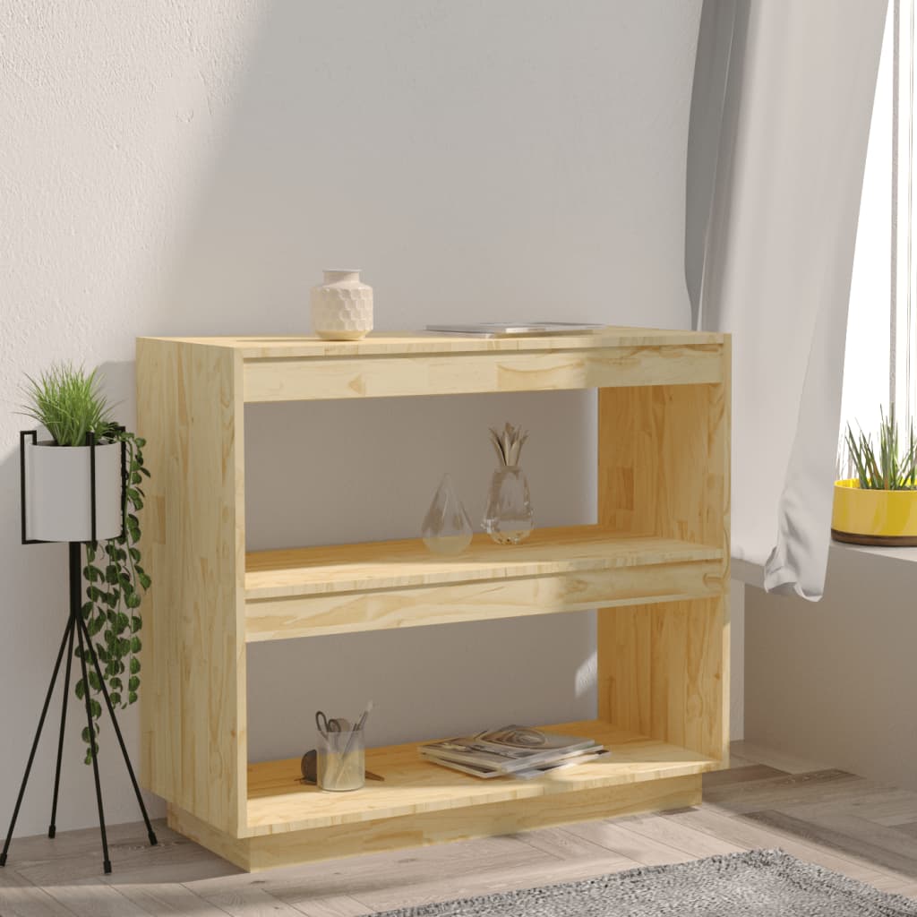 Libreria 80x35x71 cm in Legno Massello di Pino cod mxl 12588