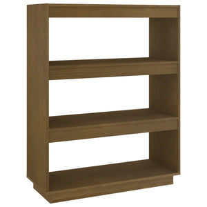 Libreria/Divisorio Miele 80x35x103 cm in Legno Massello di Pino cod mxl 17297