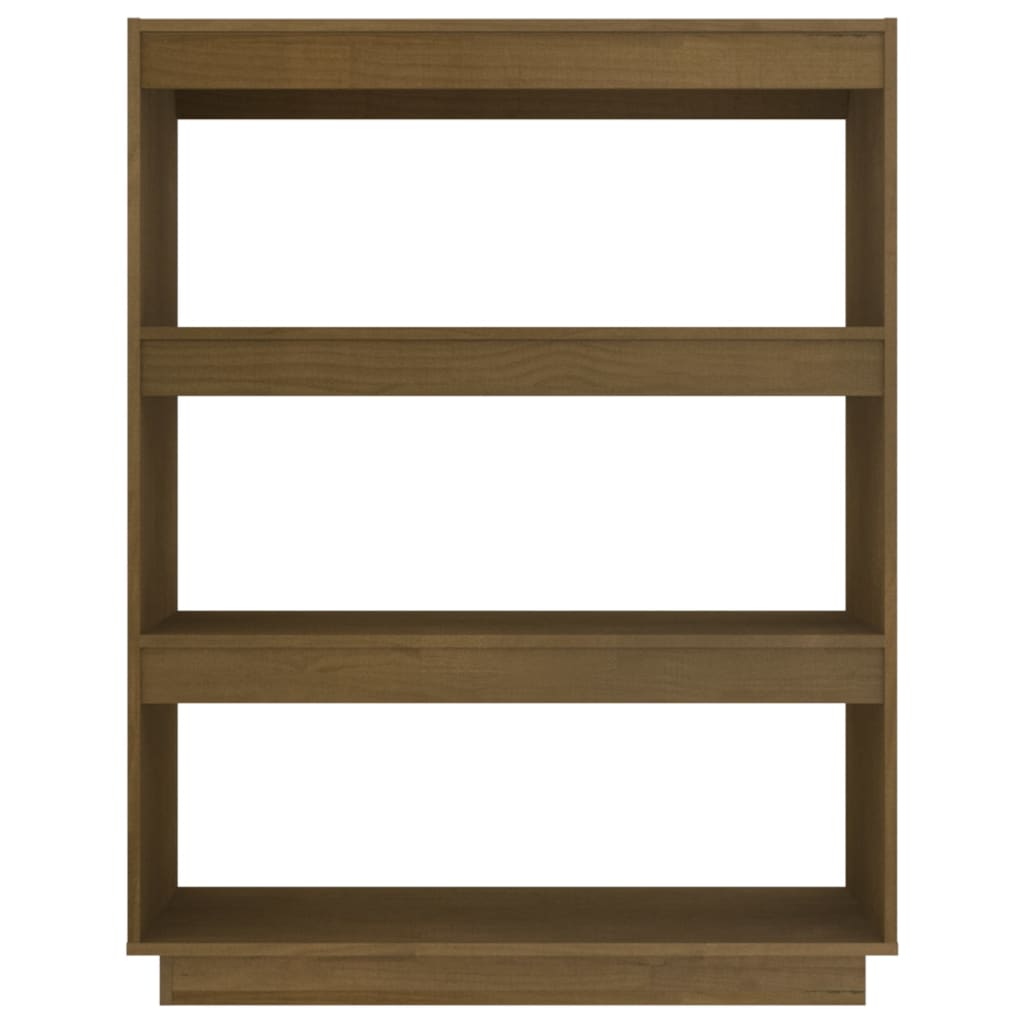 Libreria/Divisorio Miele 80x35x103 cm in Legno Massello di Pino cod mxl 17297