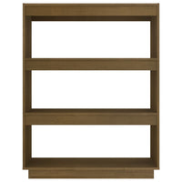 Libreria/Divisorio Miele 80x35x103 cm in Legno Massello di Pino cod mxl 17297