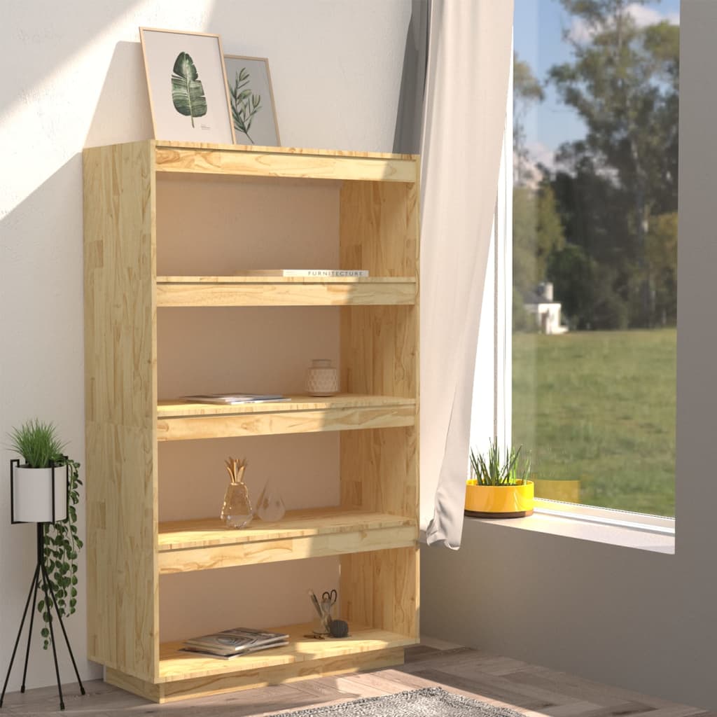 Libreria/Divisorio 80x35x135 cm in Legno Massello di Pino cod mxl 25389