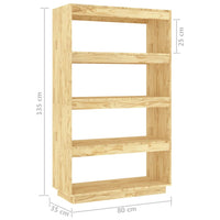 Libreria/Divisorio 80x35x135 cm in Legno Massello di Pino cod mxl 25389