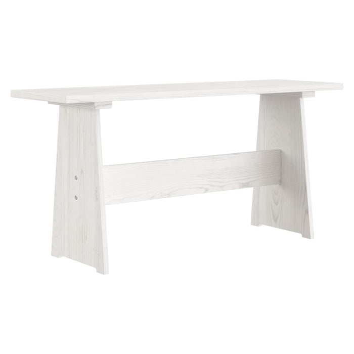 Set da Pranzo 3 pz REINE Bianco in Legno Massello di Pino 3096568