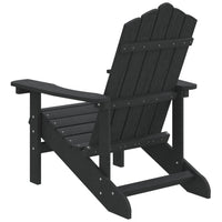 Sedia da Giardino Adirondack Antracite HDPE 318638