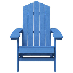 Sedia da Giardino Adirondack Blu Acqua in HDPE 318640