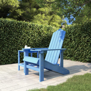 Sedia da Giardino Adirondack Blu Acqua in HDPE 318640