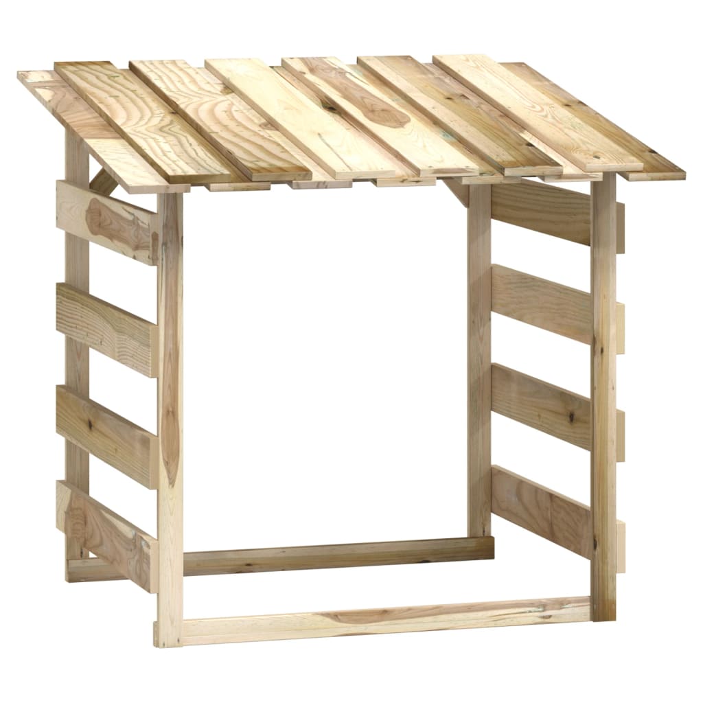 Pergola con Tetto 100x90x100 cm in Legno di Pino Impregnato 318379