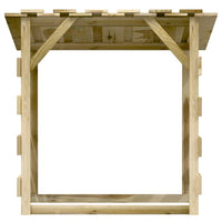 Pergola con Tetto 100x90x100 cm in Legno di Pino Impregnato 318379