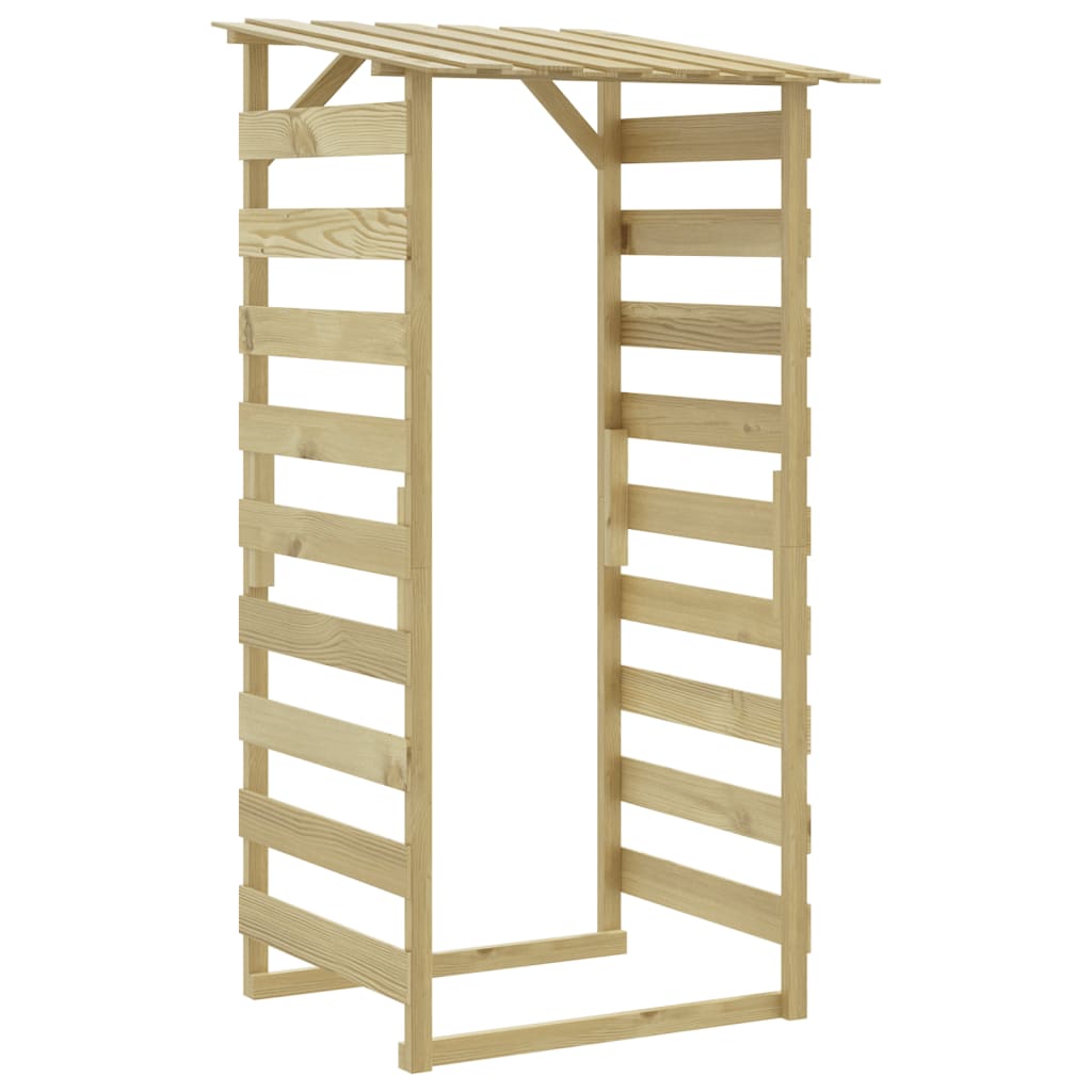 Pergola con Tetto 100x90x200 cm in Legno di Pino Impregnato 318380