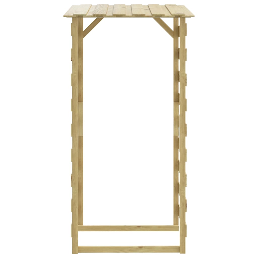 Pergola con Tetto 100x90x200 cm in Legno di Pino Impregnato cod mxl 72593