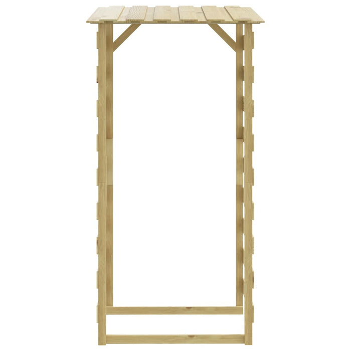 Pergola con Tetto 100x90x200 cm in Legno di Pino Impregnato cod mxl 72593