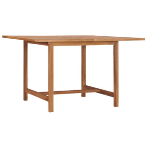 Tavolo Pranzo da Giardino Ø110x110x75 cm Legno Massello di Teak 318477