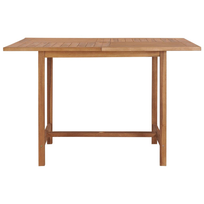 Tavolo Pranzo da Giardino Ø110x110x75 cm Legno Massello di Teak 318477