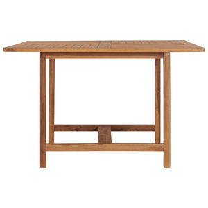 Tavolo Pranzo da Giardino Ø110x110x75 cm Legno Massello di Teak 318477