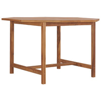 Tavolo Pranzo da Giardino Ø110x110x75 cm Legno Massello di Teak cod mxl 40913